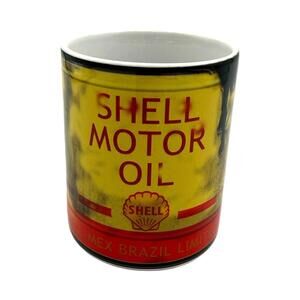 Vintage- Style Shell Motor Oil 11oz Ceramic Coffee Mug